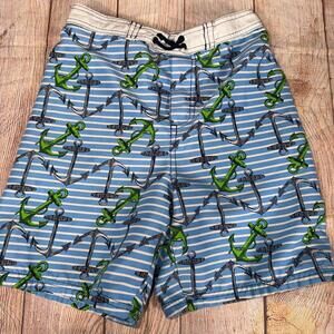 Kitestrings Boys Size 12 Anchor Print Swimsuit